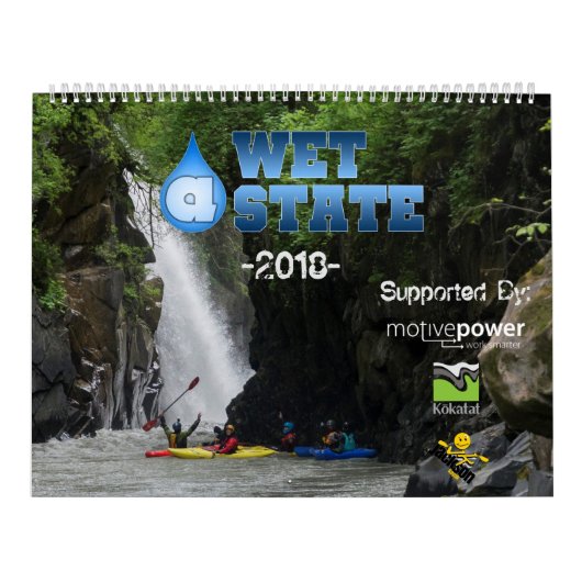 2018年のワイルドウォーターのカレンダー(2018年) カレンダー (カバー)