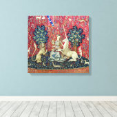 2018年の一角獣(ユニコーン)の光景 キャンバスプリント (インサイチュ (ウッドフロア))