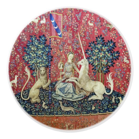 2018年の一角獣(ユニコーン)の光景 セラミックノブ (正面)