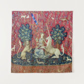 2018年の一角獣（ユニコーン）の光景 タペストリー (正面)