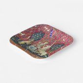 2018年の一角獣（ユニコーン）の光景 ペーパープレート (傾斜あり)