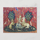 2018年の一角獣(ユニコーン)の光景 ポストカード (正面)