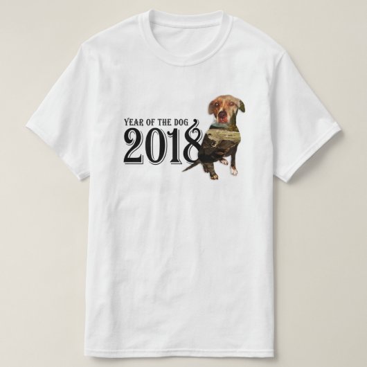 2018年の二重暴露 Tシャツ (デザイン正面)