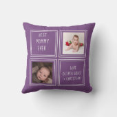 2018年の写真テンプレートパーソナライズされた クッション (裏面)