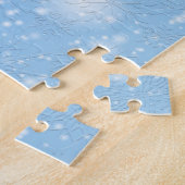 2018年の冬のオオカミ ジグソーパズル (側面)