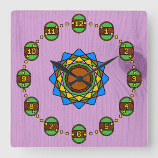 2018年の冬 スクエア壁時計