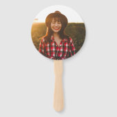 2018年の卒業式キャップクラス写真 ハンドファン (裏面)