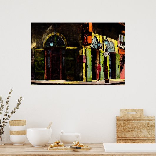 2018年の夜を待フランスのつ ポスター (キッチン)