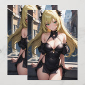 2018年の夜会 サンキューカード (正面/裏面)