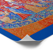 2018年の女性と一角獣/におい ポスター (角)