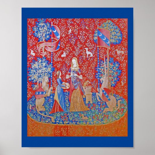 2018年の女性と一角獣/におい ポスター (正面)