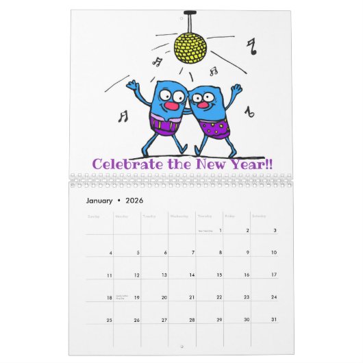 2018年の好みの存在の自閉症の慈善のカレンダー カレンダー (1月 2026)