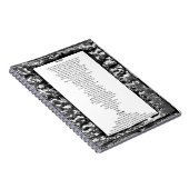 2018年の挑戦と勇気のシンボルや象徴 ノートブック (右側)