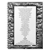 2018年の挑戦と勇気のシンボルや象徴 ノートブック (正面)