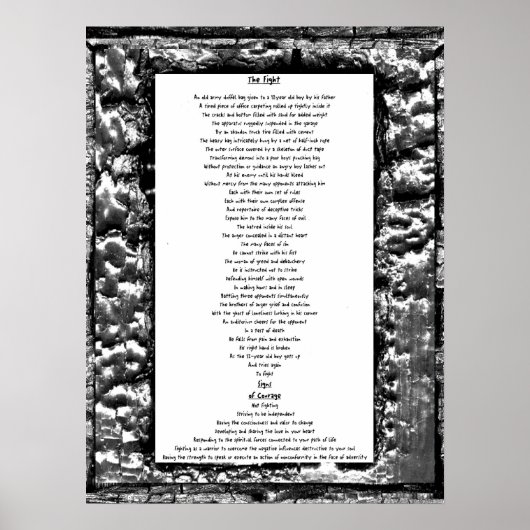 2018年の挑戦と勇気のシンボルや象徴 ポスター (正面)