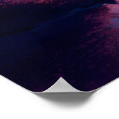 2018年の月と平和な川 ポスター (角)