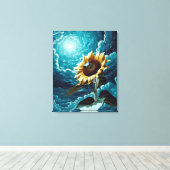 2018年の月と日 キャンバスプリント (インサイチュ (ウッドフロア))