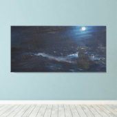 2018年の月 キャンバスプリント (インサイチュ (ウッドフロア))