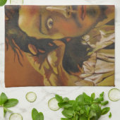 2018年の死に物狂いの男 キッチンタオル (折り畳み)