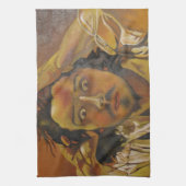 2018年の死に物狂いの男 キッチンタオル (縦)