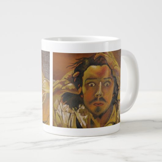 2018年の死に物狂いの男 ジャンボコーヒーマグカップ (正面右)