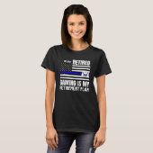2018年の法執行機関の支援 Tシャツ (正面フル)