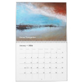 2018年の海のオーガニックな抽象的のカレンダー カレンダー (1月 2026)