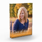 2018年の縦の写真の卒業のオレンジクラス フォトブロック (左)