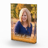 2018年の縦の写真の卒業のオレンジクラス フォトブロック (右)