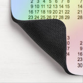 2018年の虹の大活字Janz著6か月のカレンダー マウスパッド (コーナー)