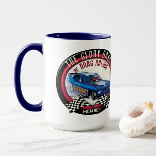 2018年の軍馬の伝説のマグ マグカップ (ドーナツ付き)