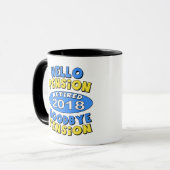 2018年の退職 マグカップ (正面左)