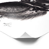 2018年の闇の夜型フクロウ フォトプリント            (角)