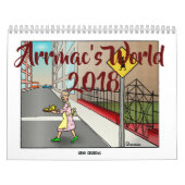 2018年のArrmacの世界暦 カレンダー (カバー)