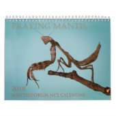 2018年のMantidforum.netの壁掛けカレンダー カレンダー (カバー)