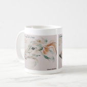 2018年のSilkenfestのロゴ コーヒーマグカップ (正面左)