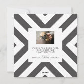 2018年はっきりした正月シームレス12フォトカード シーズンカード (裏面)