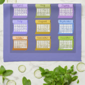 2018年カレンダータオル生地のシーストボルト キッチンタオル (折り畳み)