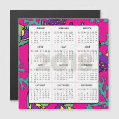 2018年カレンダー角形磁性魚とサンゴ (正面/裏面)