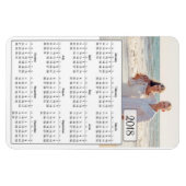 2018年カレンパーソナライズされたダカップル写真磁石 マグネット (横)