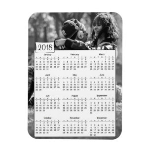 2018年カレンパーソナライズされたダーロマンチック写真磁石 マグネット