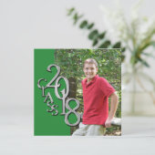 2018年クラス卒業写真（緑） 招待状 (スタンド正面)