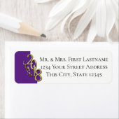 2018年クラス紫金ゴールド卒業 ラベル (インサイチュ)