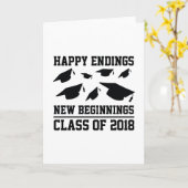 2018年クラス カード (黄色い花)