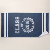 2018年クラス ビーチタオル (正面)