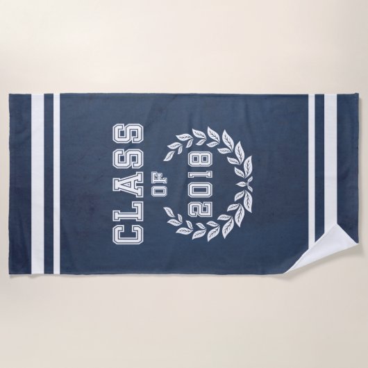2018年クラス ビーチタオル (正面)