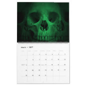 2018年スカル カレンダー (3月 2027)