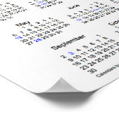 2018年バタフライホリデーカレンダー（Janzポスター） ポスター (角)