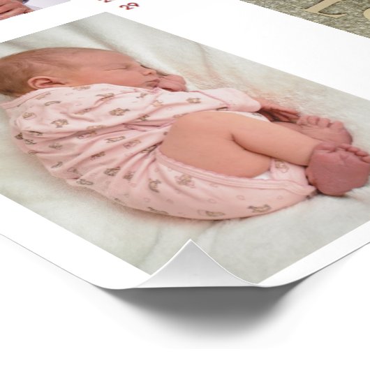 2018年パーソナライズされた家族の写真カレンダーポスター ポスター (コーナー)