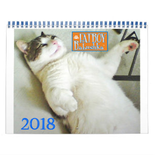 2018年ファットボーイバブシュカ暦 カレンダー